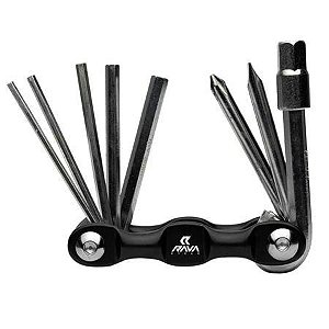 CHAVEIRO ALEN 9 PCS ALUM. PRETO