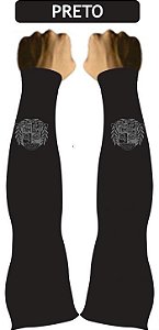 Manguito preto brasao grafite MUHU - M