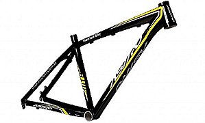 Quadro Astro MTB aro 26 Preto e Amarelo - acompanha adaptador do movimento central