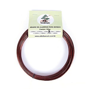 Arame de Alumínio Esmaltado Especial Para Bonsai 1,5 mm