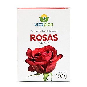 Fertilizante Mineral para Rosas 08-12-10 Vitaplan 150 gr.