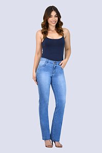 265 - CALÇA FEM RETA CINTURA INTER. #MM# BRESCIA