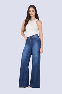 M387 - CALÇA WIDE LEG CIN ALTA #MM# NEW RIMINI