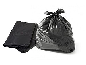 Saco de Lixo Preto de 60 litros com  100 Unidades
