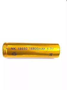 Bateria 4,2v 2600mah Li-ion 3fio 18x65mm Hl0271 18650