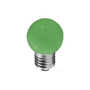 Lampada Bulbo Led Mini Verde E27 1w Empal