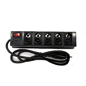 Filtro Lin Metal 5tom Piso Pt 10a 3p Pt C/chave Ld