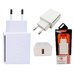 Adap(g)ac Cel 1usb Iphone 4a+cabo-rapido Feiton