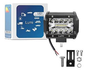 Farol 12v Drl Aux 12led Quadr 60w Br-f(par)troller