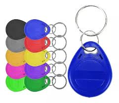 Tag Rfid 125khz Chaveiro P/gravar Azul