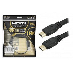 Cabo Video Hdmi X Hdmi 0,5mt 2.0 4k Flat F2770
