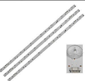 Barramento Toshiba 32p 3br 8led V2 Di3270/3271/3277 F41298bb