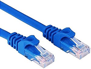 Cabo Patchcord Cat6e 5mt Azul F36831bb