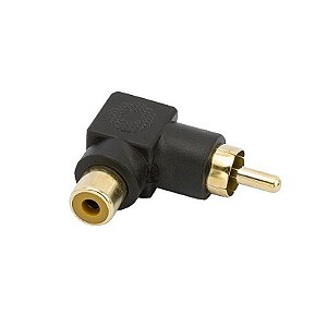 Adap Rca-m + Rca-f 90gr Pt Gold F5086