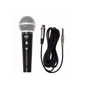 Microfone Mao 600r Mud515 Met Preto 3mt