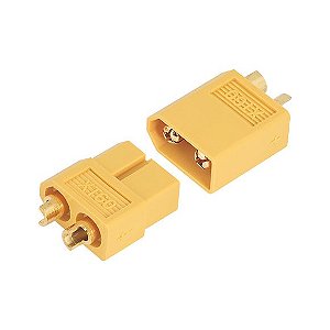 Conector 2v Macho/femea 22awg S/fio 4k Xt30(cj)