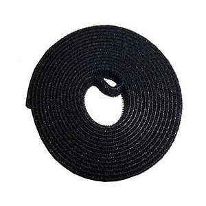 Abracadeira Velcro 15mm Preto(rl 3mt)f9142