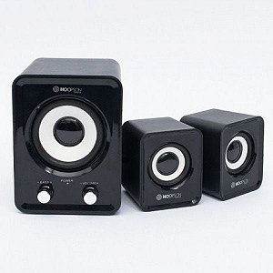 Caixa Mult 10wrms+super Woofer Usb Hopso