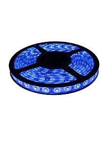 Fita Led 12v 1mt 5050 Azul C/gel Ip67