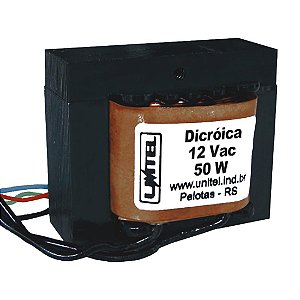 Transformador 12v P/dicroica 50wx2 12v