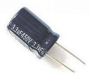 Capacitor Eletrol 3,3mfx450v 10x20mm