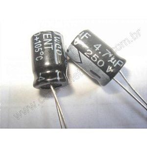 Capacitor Eletrol 4,7mfx250v 8x11 Epc