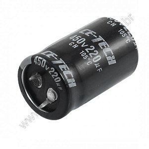 Capacitor Eletrol 220mfx450v 18x50 105gr Epc F3092bb