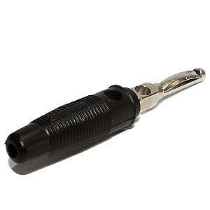 Plugue Banana Pb121 Pt 4mmborracha C/derivacao