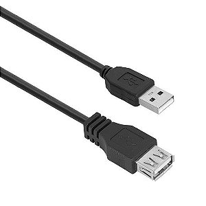 Cabo Usb A-m + A-f 2mt Extensao 2.0 Pt F34956