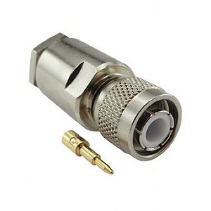 Conector Tnc Macho Rg213 Solda Niquel