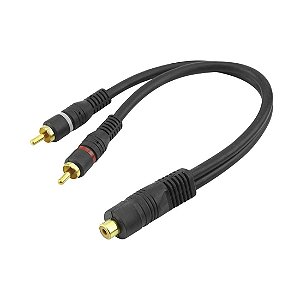 Adap Rca Macho 2rcam+1rcaf 20cm F5086bb