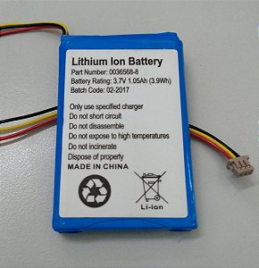 Bateria 3,6v 1050mah Li-ion Chata Rec 3f