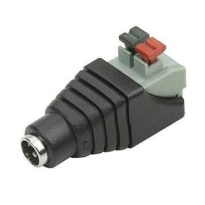 Jack J4 Femea 2,1mm Borne 2v Rapido/pres F2770