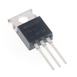 Transistor(diodo) Mbr20200ct(damper)isol To220