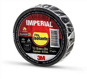 Fita Isolante 3m Imperial 20mt 18mm Pt