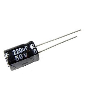 Capacitor Eletrol 220mfx50v 10x13mm 105g