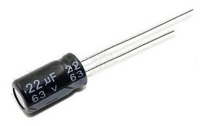 Capacitor Eletrol 22mfx63v 5x11mm