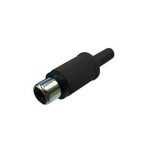 Jack Rca Aereo Plast Preto C/rabicho F30240b