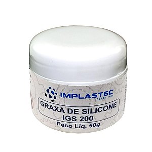 Graxa Silicone 50gr Pote Branca Cda/impl