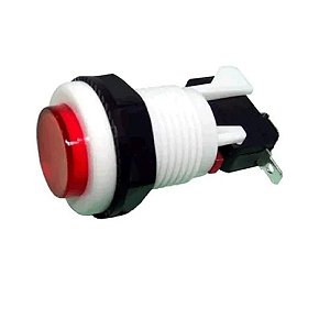 Chave Micro Botao Vermelho(na)15ac/micr F25mm Fidl