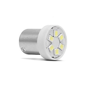 Lampada 12v 6led Smd 3528 10w Br Ba15-s