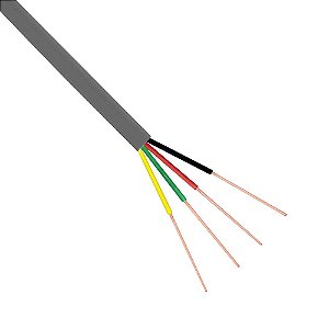 CABO CHATO LISO 4X28AWG BEGE 4V B300M