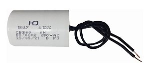 Capacitor Partida 18mfx250vac Cbb60 2f 30x60
