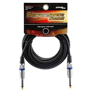Cabo Guitarra P10mx2 10mt Emb 5mm Pt F5086bb