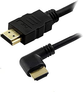 Cabo Video Hdmi X Hdmi 2mt 2.0 4k 90gr Gold 1lado F5086