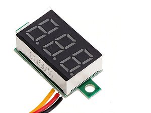Voltimetro Dig 0-30vdc 3dig Azul Mini 10x25-yy