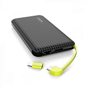 Power Bank(g)anal 10000ma Kaidi C/4 Cabo C/anatel