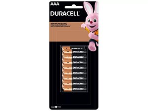 Pilha 1,5v Aaax16 Alkalina Duracell 16pc