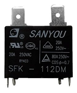Rele 12vdc 30a 4t Pci+2 Faston Ar Cond F7875bb