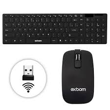 Teclado+mouse S/fio 2.4g Exbom F35320